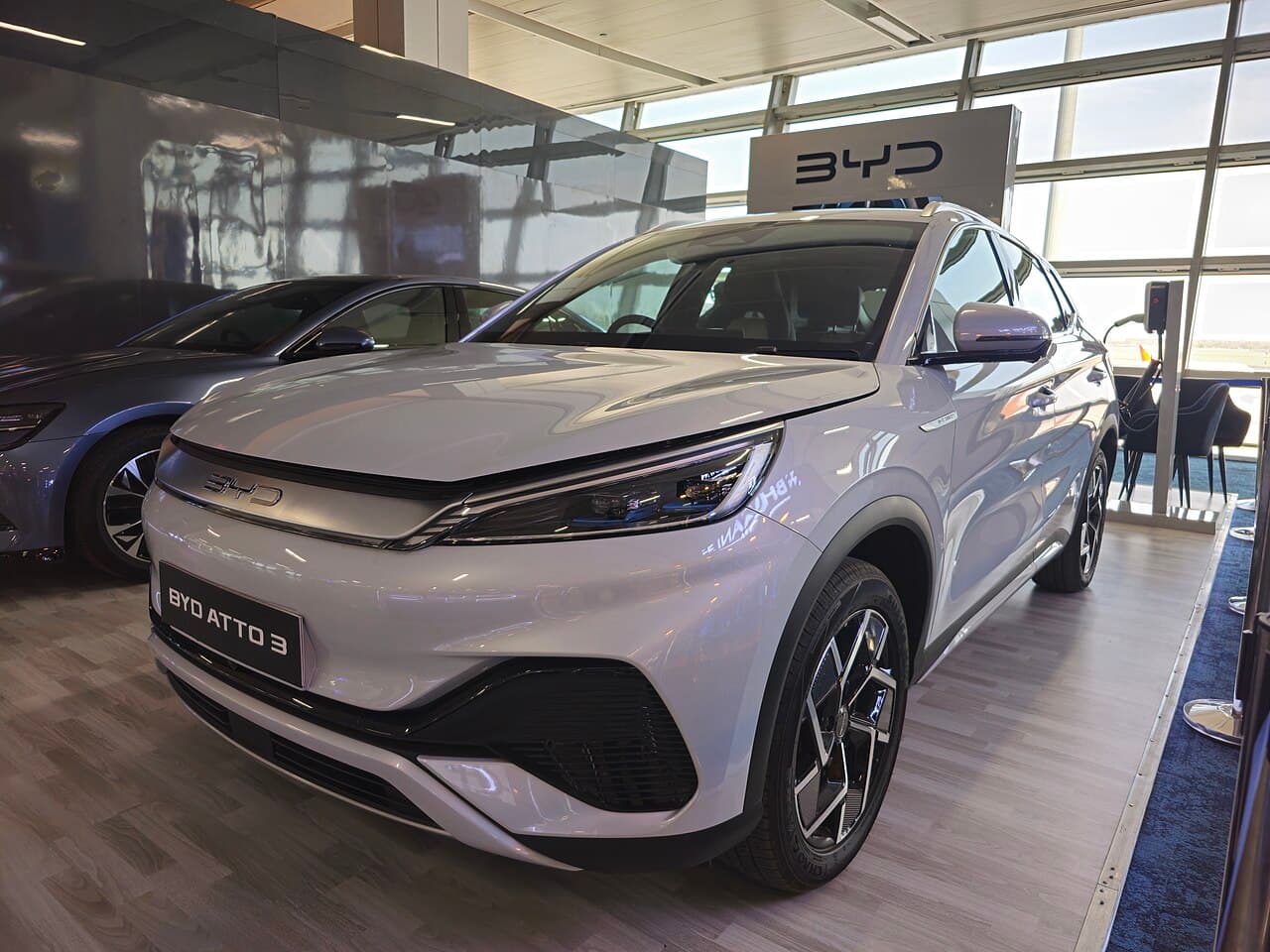 BYD Atto 3 electric crossover parked outdoors